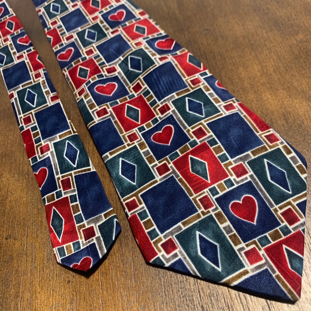 Novelty silk neck tie